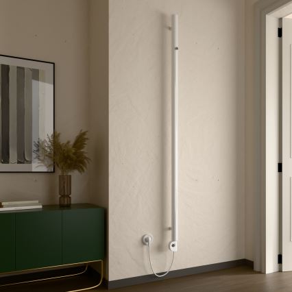 Vertaduro - Radiator de baie cu termostat ERDA, 400 W, 180 x 5 cm, alb