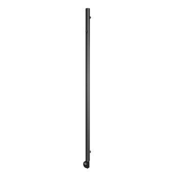 Vertaduro - Radiator de baie cu termostat ERDA, 400 W, 180 x 5 cm, antracit