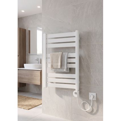 Vertaduro - Radiator de baie cu termostat LUCY, 400 W, 73 x 50 cm, alb