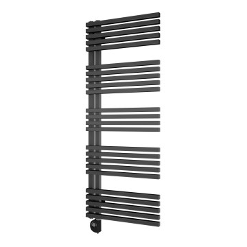 Vertaduro - Radiator de baie cu termostat MICHELLE, 600 W, 129 x 50 cm, antracit