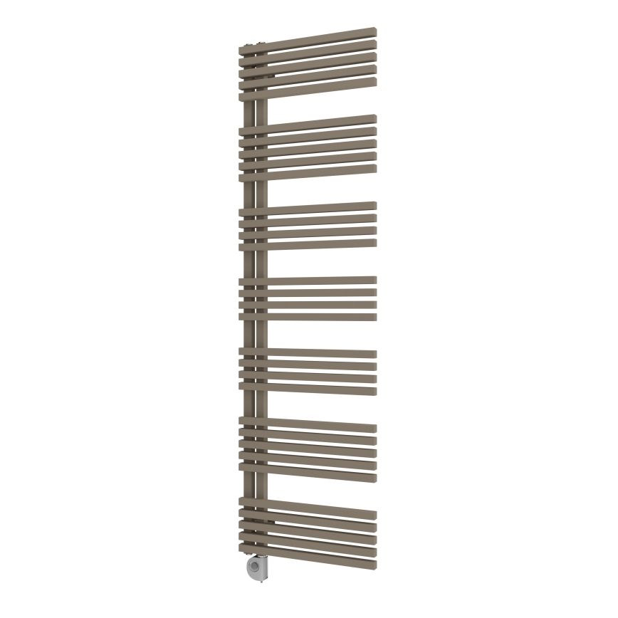 Vertaduro - Radiator de baie cu termostat MICHELLE 900 W 177 x 50 cm taupe