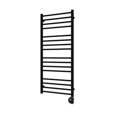 Vertaduro - Radiator de baie cu termostat SIMONE, 400 W, 114 x 50 cm, negru