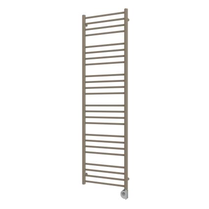 Vertaduro - Radiator de baie cu termostat SIMONE, 600 W, 174 x 50 cm, taupe