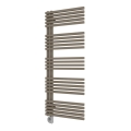 Vertaduro - Radiator de baie MICHELLE, cu termostat, 600 W, 129 x 50 cm, taupe