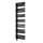 Vertaduro - Radiator de baie MICHELLE cu termostat 900W 177x50 cm negru