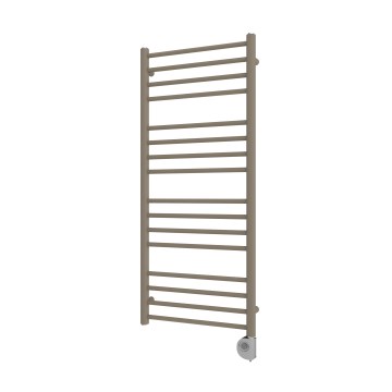 Vertaduro - Radiator de baie SIMONE cu termostat, 400 W, 114 x 50 cm, taupe