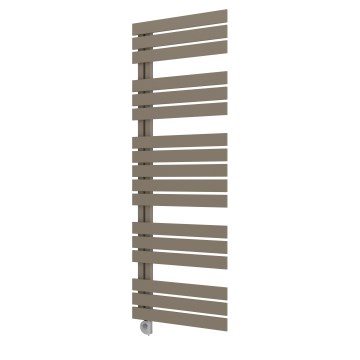 Vertaduro - Radiator de baie ZIVA, cu termostat, 800 W, 177 x 50 cm, taupe
