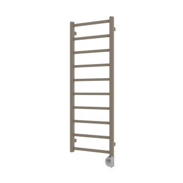 Vertaduro - Radiator de baie ZOE cu termostat, 400 W, 114 x 40 cm, taupe