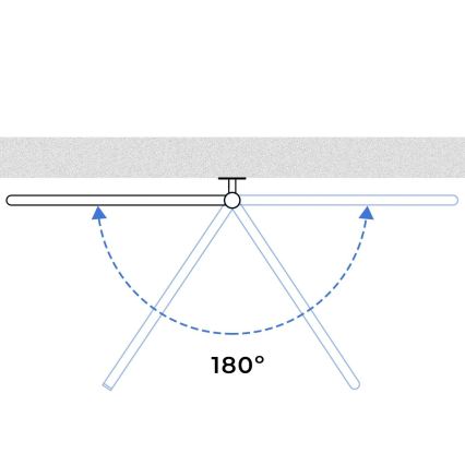 Vertaduro - Uscător electric rotativ pentru prosoape cu termostat ELA 60W/230V 65x49 cm IP44 alb