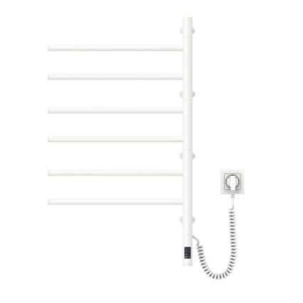 Vertaduro - Uscător electric rotativ pentru prosoape cu termostat ARA 105W/230V 80x49 cm IP44 alb