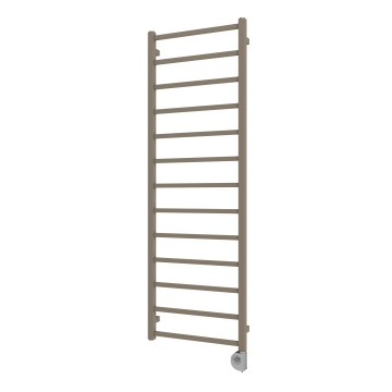 Vertaduro ZOE - Radiator de baie cu termostat, 400 W, 150 x 50 cm, taupe