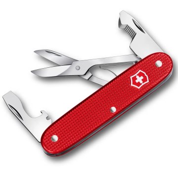 Victorinox - Briceag multifuncțional de buzunar COMPANION SLIM ALOX 9,3 cm/6 funcții roșu