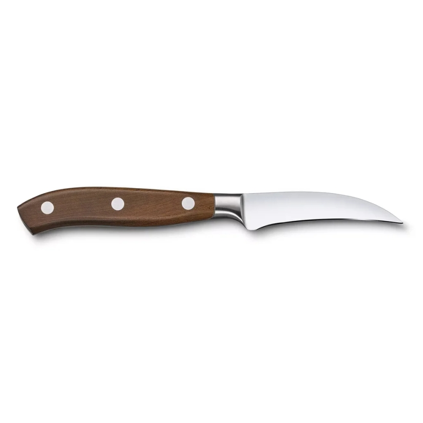 Victorinox - Cuțit de bucătărie pentru decojit GRAND MAITRE, lamă 8 cm, mânere din arțar