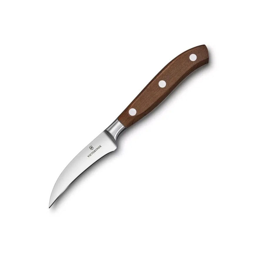Victorinox - Cuțit de bucătărie pentru decojit GRAND MAITRE, lamă 8 cm, mânere din arțar