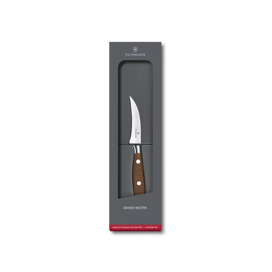 Victorinox - Cuțit de bucătărie pentru decojit GRAND MAITRE, lamă 8 cm, mânere din arțar