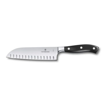 Victorinox - Cuțit de bucătărie santoku GRAND MAITRE 17 cm negru