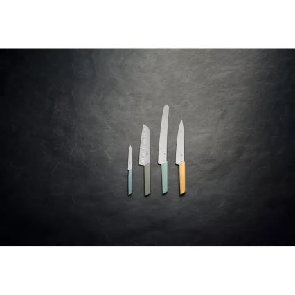 Victorinox - Cuțit de bucătărie Santoku SWISS MODERN, 17 cm, verde