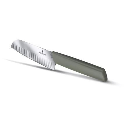 Victorinox - Cuțit de bucătărie Santoku SWISS MODERN, 17 cm, verde