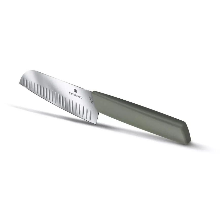 Victorinox - Cuțit de bucătărie Santoku SWISS MODERN, 17 cm, verde