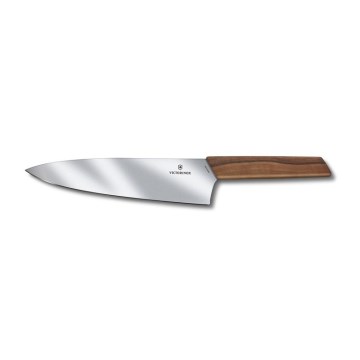 Victorinox - Cuțit de bucătărie SWISS MODERN, 20 cm, mâner din lemn de nuc
