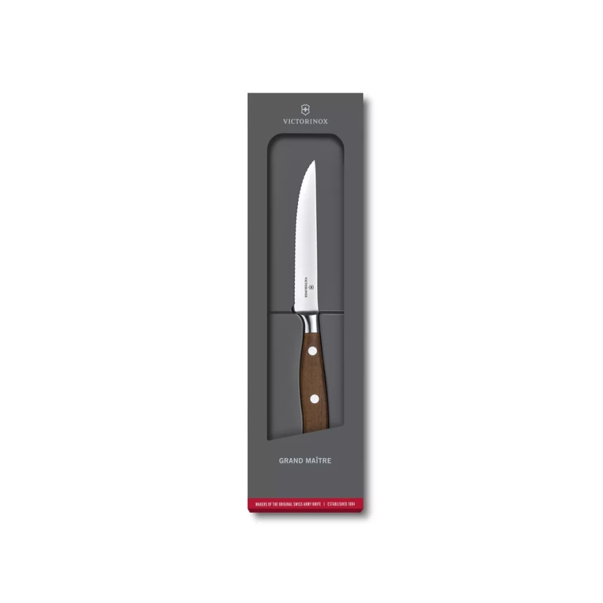 Victorinox - Cuțit pentru friptură GRAND MAITRE, 12 cm, arțar