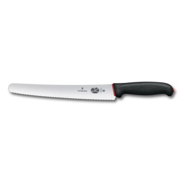 Victorinox - Cuțit pentru pâine DUAL GRIP, 26 cm, negru