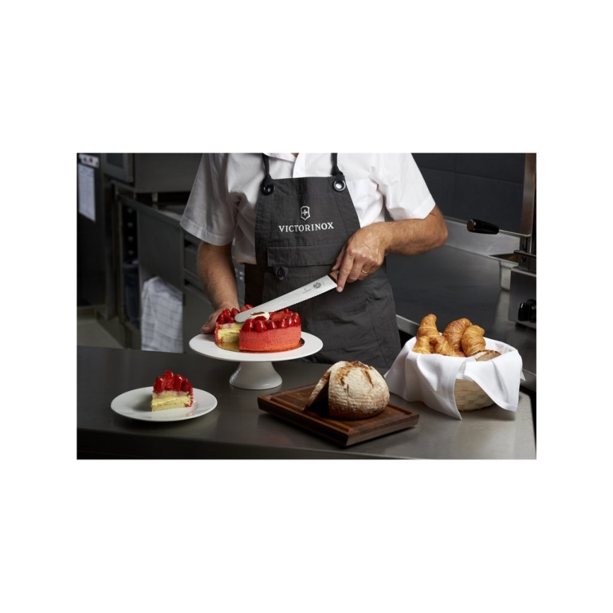 Victorinox - Cuțit pentru pâine WOOD, 26 cm, mâner din arțar
