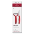 Victorinox - Set cuțit de bucătărie cu decojitor SWISS CLASSIC, roșu