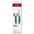 Victorinox - Set cuțit de bucătărie și curățător de legume SWISS CLASSIC, turcoaz