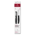 Victorinox - Set cuțit de bucătărie și decojitor SWISS CLASSIC, negru