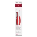 Victorinox - Set cuțit de bucătărie SWISS CLASSIC cu decojitor, roșu