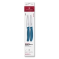 Victorinox - Set de 2 cuțite de bucătărie pentru legume SWISS CLASSIC, 10 cm, albastru