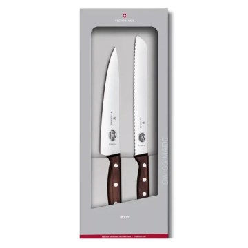 Victorinox - Set de 2 cuțite de bucătărie WOOD, din arțar