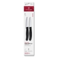 Victorinox - Set de 2 cuțite pentru legume Swiss Classic, lamă 8 cm, negru
