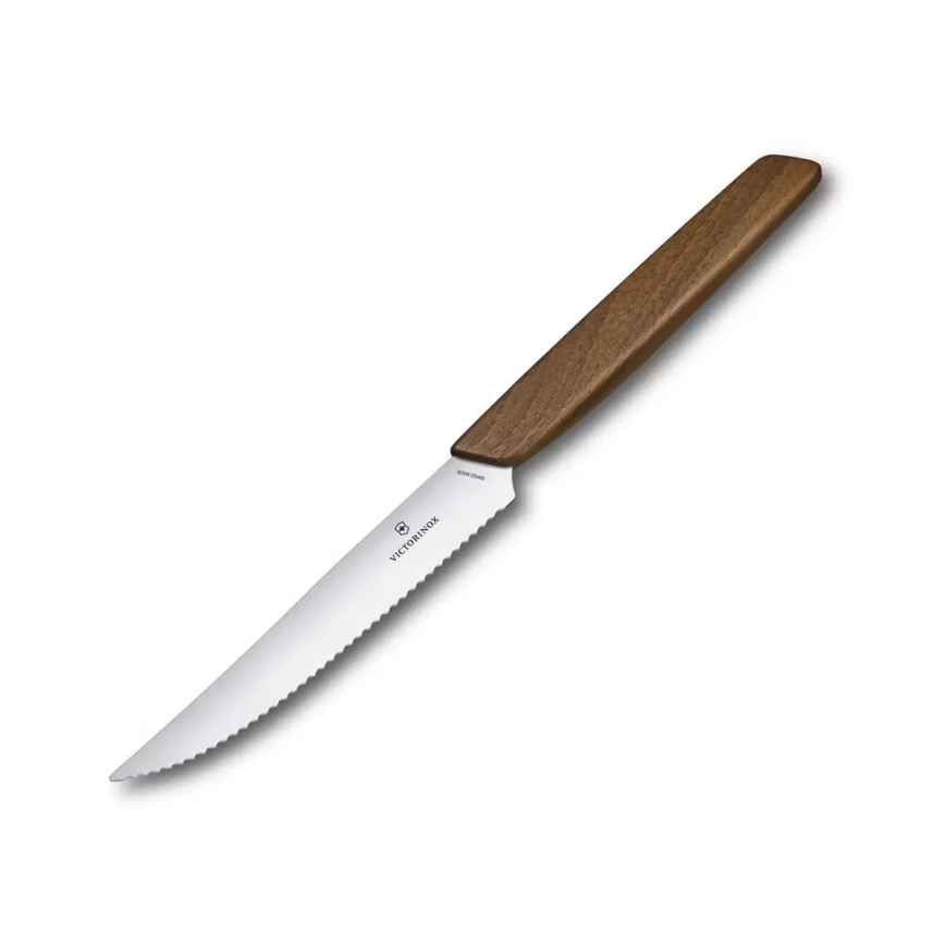 Victorinox - Set de 2 cuțite pentru steak SWISS MODERN, 12 cm, nuc