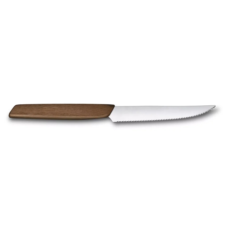 Victorinox - Set de 2 cuțite pentru steak SWISS MODERN, 12 cm, nuc