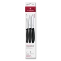 Victorinox - Set de 3 cuțite pentru legume SWISS CLASSIC, negru