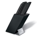 Victorinox - Set de 7 cuțite de bucătărie în suport SWISS MODERN, fag/negru