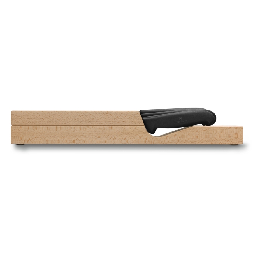 Victorinox - Set de cuțite de bucătărie cu organizator 6 buc. fag/bej