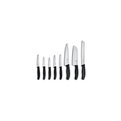 Victorinox - Set de cuțite pentru bucătărie cu suport SWISS CLASSIC, 9 piese, fag/bej