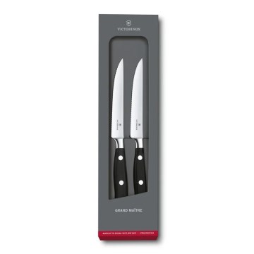 Victorinox - Set de cuțite pentru friptură GRAND MAITRE 12 cm 2 buc negru