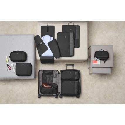 Victorinox - Set de organizatoare de călătorie Travel Essentials, 3 piese, negru
