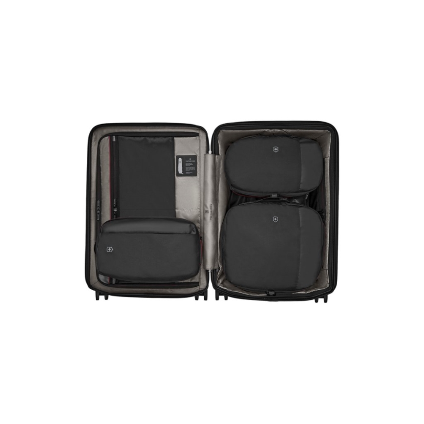 Victorinox - Set de organizatoare de călătorie Travel Essentials, 3 piese, negru