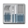 Victorinox - Set de tacâmuri SWISS MODERN, 12 piese, albastru