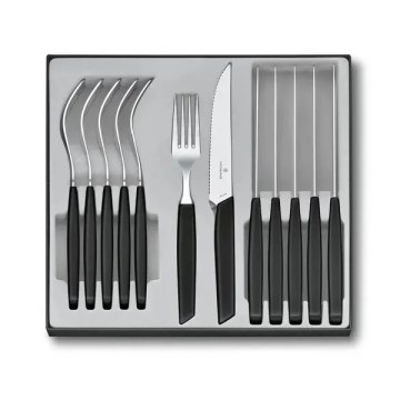 Victorinox - Set de tacâmuri SWISS MODERN, 12 piese, negru