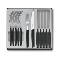 Victorinox - Set de tacâmuri SWISS MODERN 12 piese negru