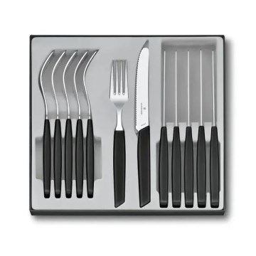 Victorinox - Set de tacâmuri SWISS MODERN 12 piese negru