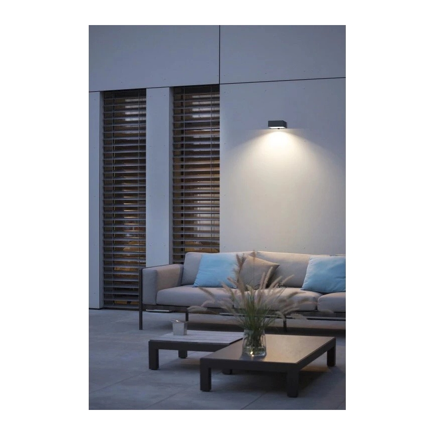 Viking - Aplică solară de perete LED dimmabilă cu senzor LED/2W/3,7V IP65 4000K 2000 mAh