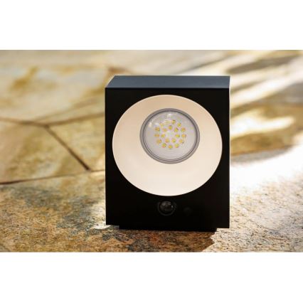 Viking - Aplică solară de perete LED dimmabilă cu senzor LED/2W/3,7V IP65 4000K 2000 mAh