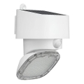 Viking - Aplică solară de perete cu LED și senzor, 1 W, 3,7 V, IP44, 3000/4000 K, 4000 mAh